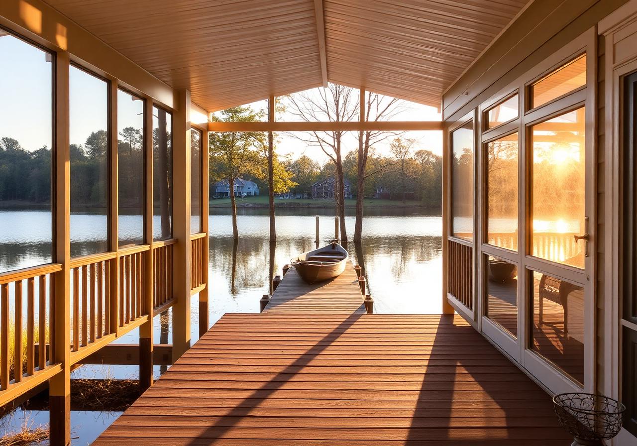 Lake Cottage with Screened Porch